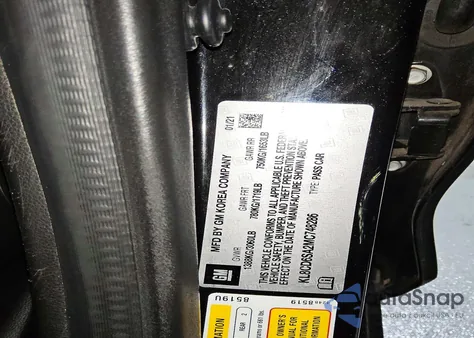 2021 Chevrolet Spark 1Lt из США, поврежденный, VIN KL8CD6SA2MC748286